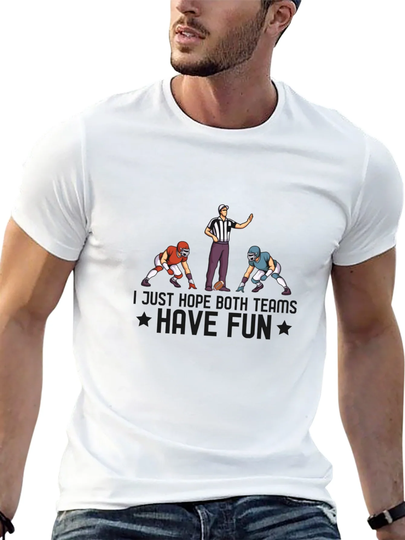 Football Referee Humor Graphic T-Shirt