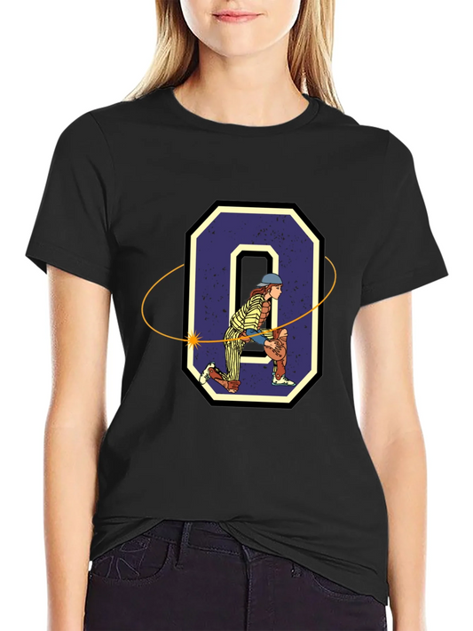 Baseball Catcher O Graphic T-Shirt