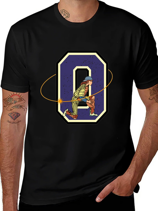Baseball Catcher O Graphic T-Shirt