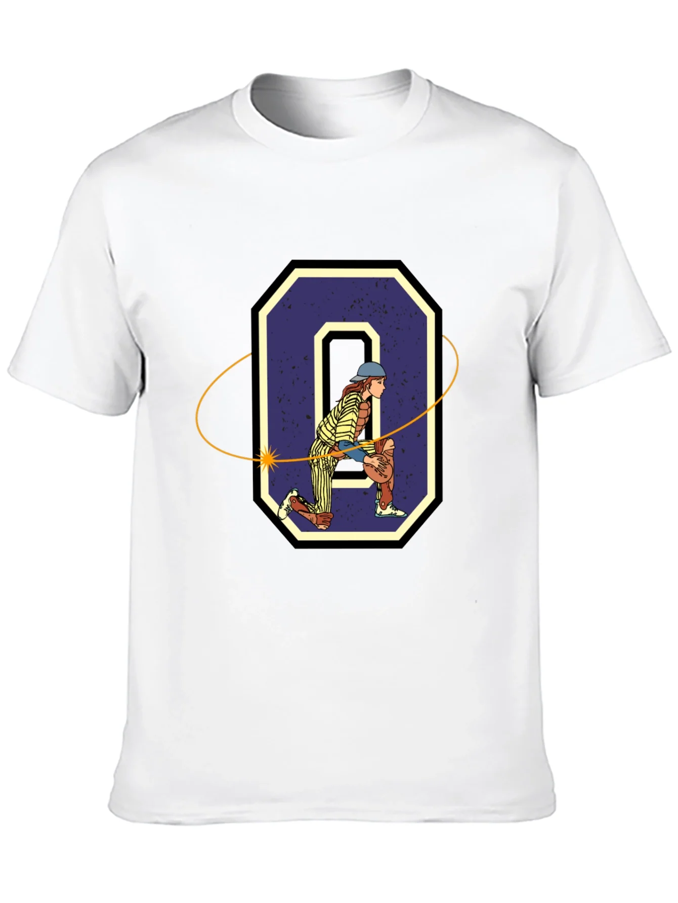 Baseball Catcher O Graphic T-Shirt
