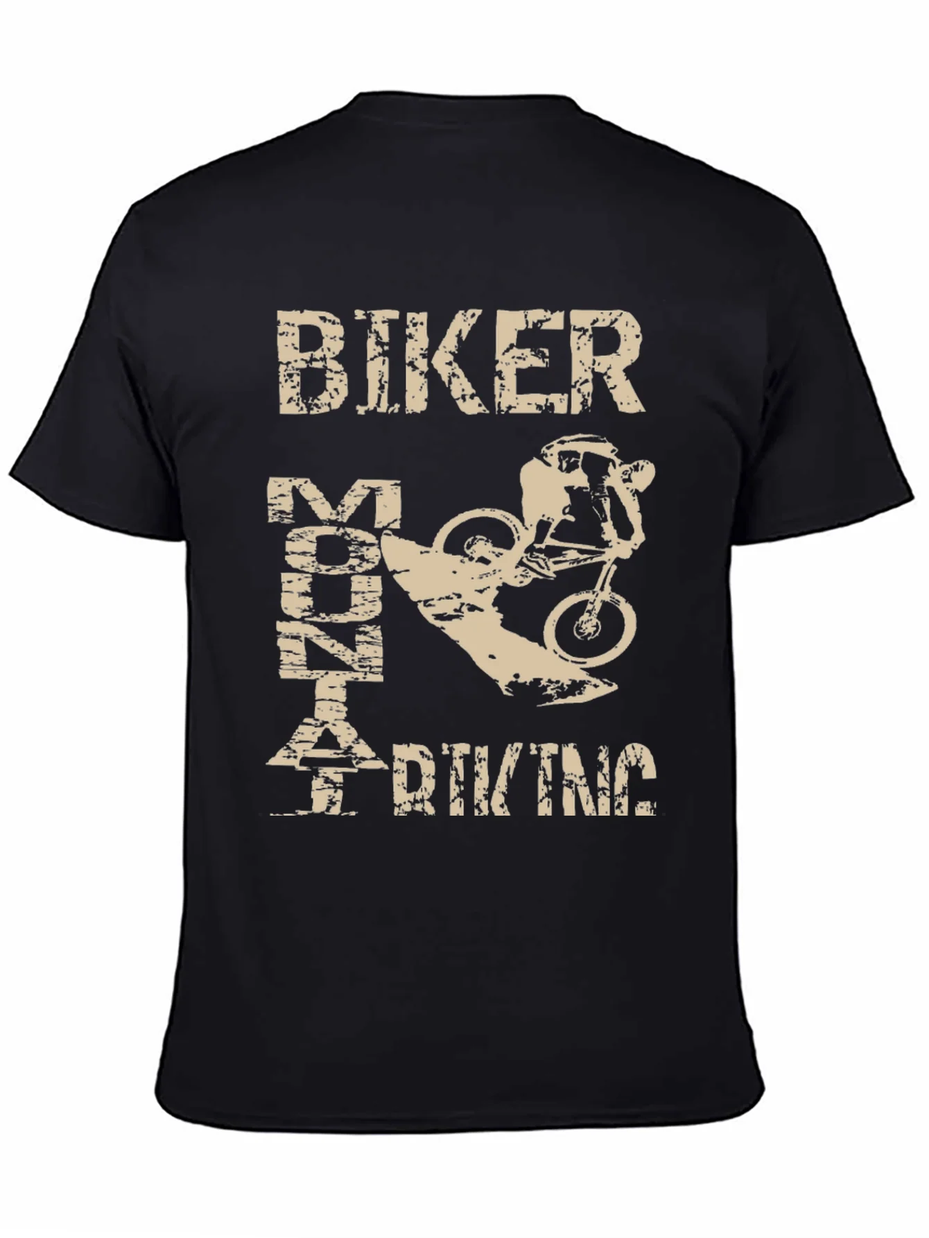 Biker Mountain Biking Graphic Tee