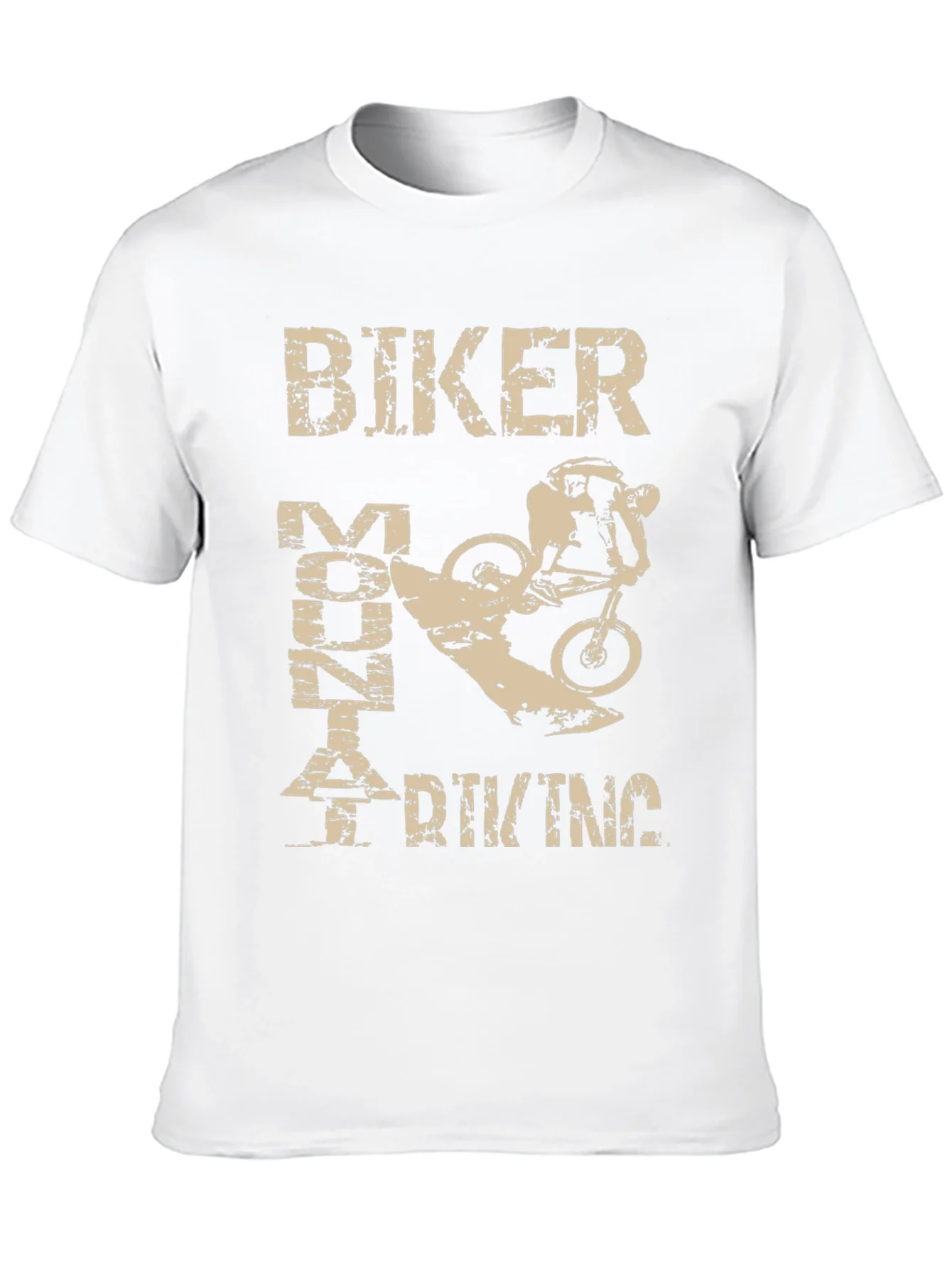 Biker Mountain Biking Graphic Tee